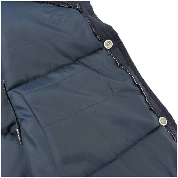 NWT VTG 70s 80s Stan Herman Golden Fleece FedEx Vest USA Made Navy Mens XXS - Picture 8 of 9